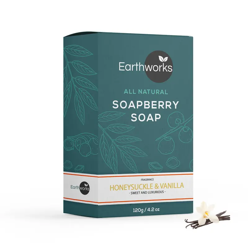 Soapberry Bar Soap - Honeysuckle & Vanilla