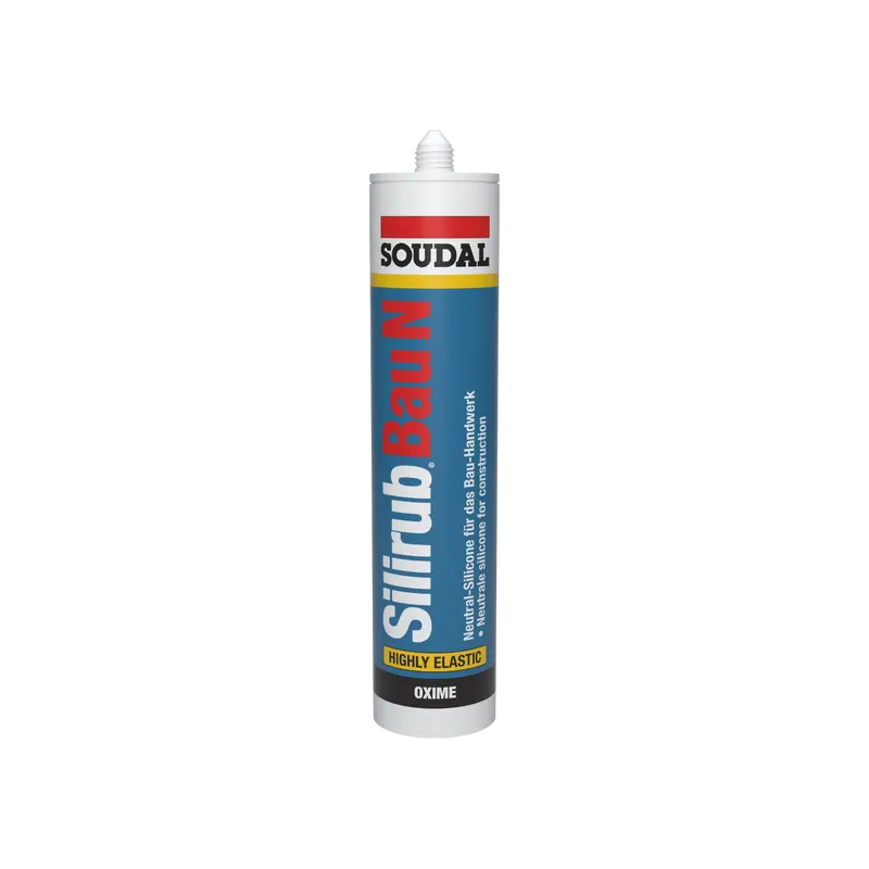 SOUDAL Silirub Bau N Neutrales Silikon für das Bauhandwerk