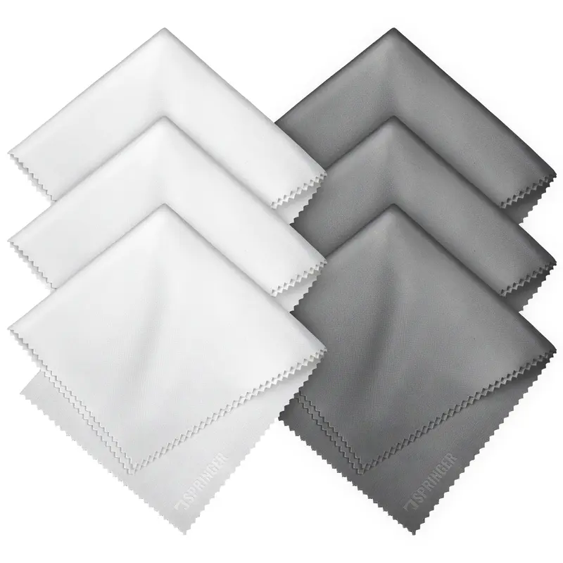 SPRINGER - ZX7000 - 6er Set Brillenputztücher 25 x 25 cm - Assembled in Germany