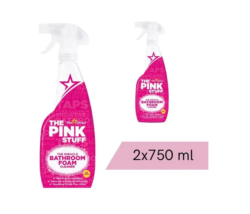Stardrops The Pink Stuff - Bathroom Foam - Badkamer schoonmaakmiddel - 2 pack