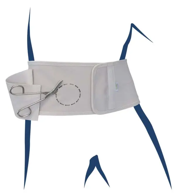 STOMACARE Bandage EasyCut Plus H15 cm | Stomabandage
