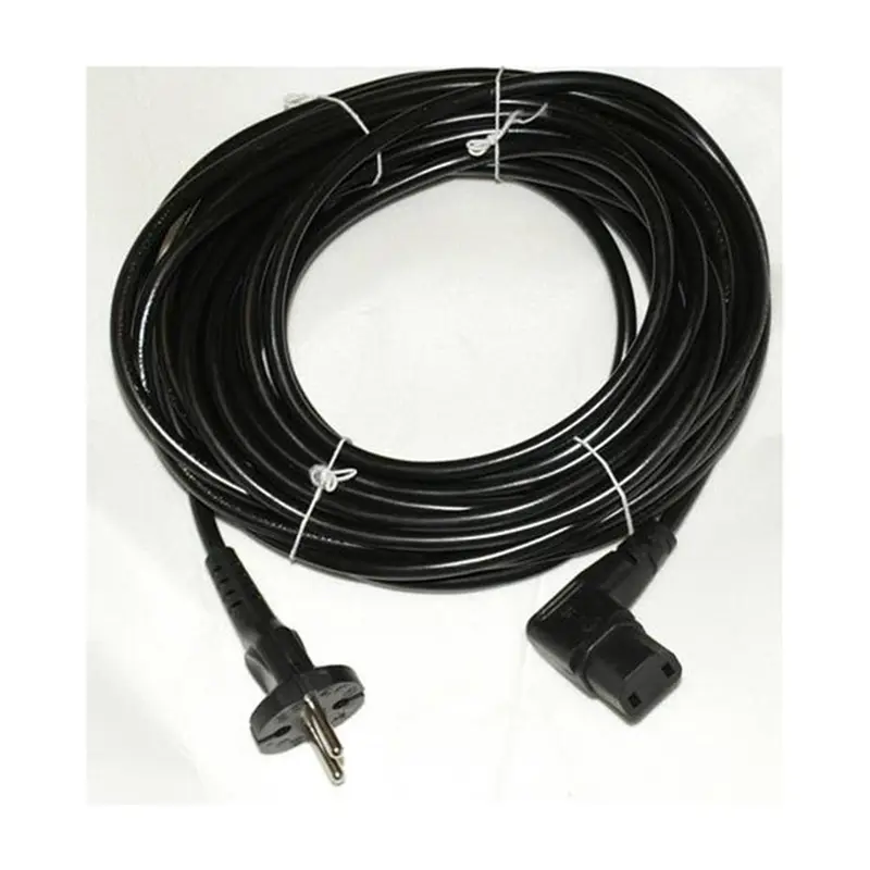 Stromkabel Netzkabel 10 m schwarz