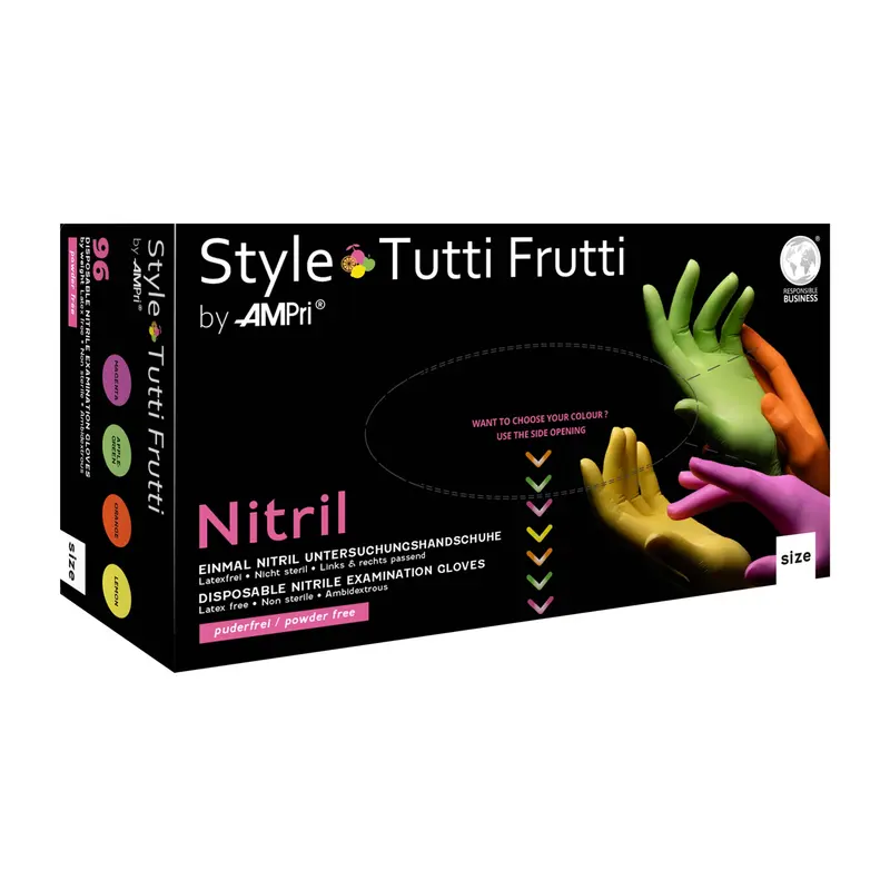 Style Tutti Frutti - Nitril-Untersuchungshandschuh