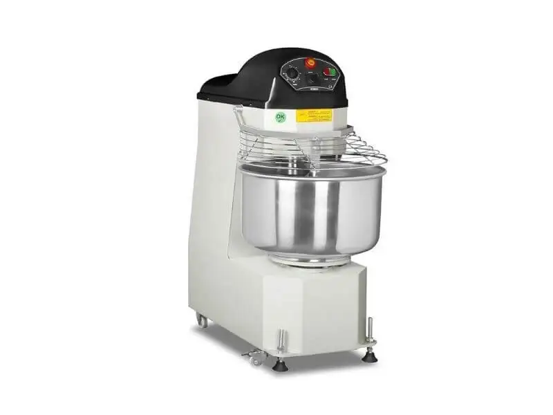 Teigknetmaschine - 100 liter / 85 kg. / 2 Geschwindigkeiten / Spiralkneter