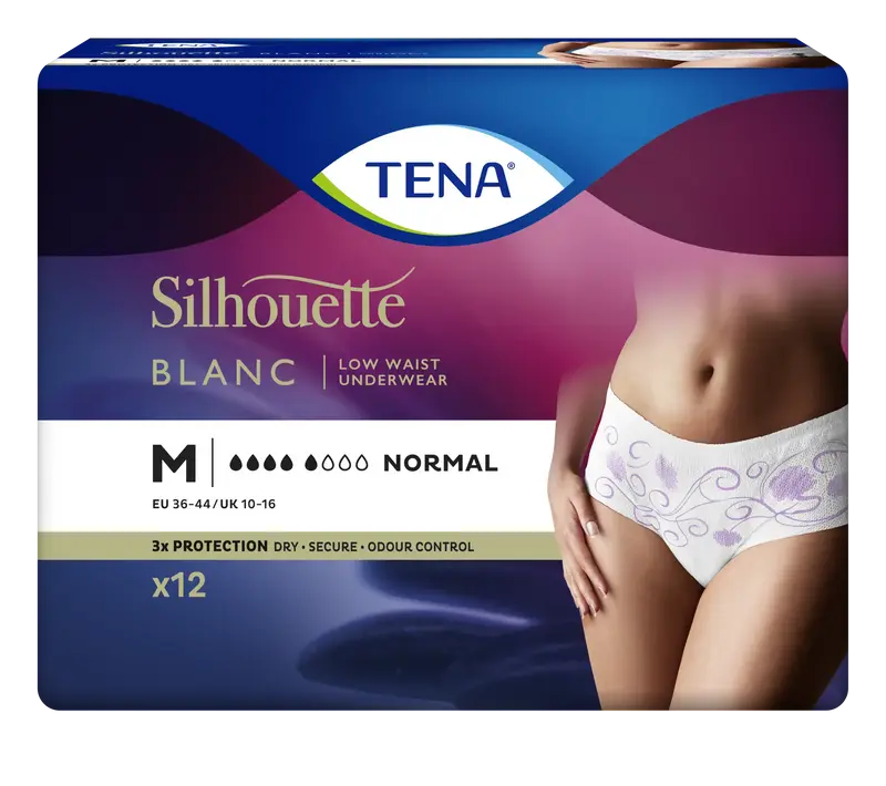 TENA Unterwäsche Silhouette Pants Normal Blanc