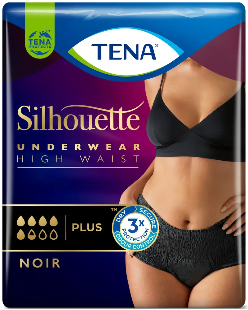 TENA Unterwäsche Silhouette Pants Plus Noir