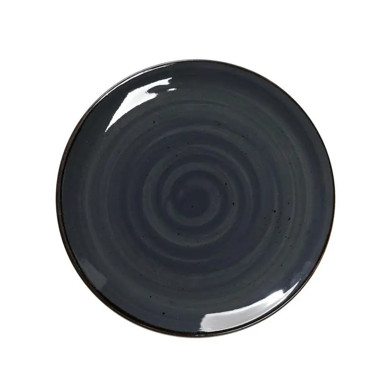 TERRA GREY FLACHER TELLER ⌀24,5 H