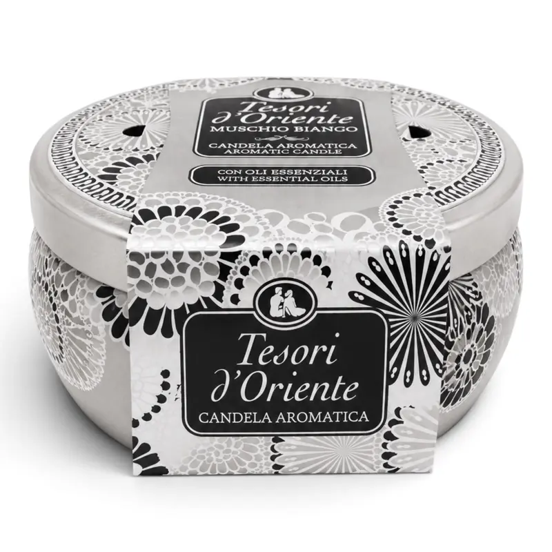 Tesori d'Oriente Muschio Bianco Duftkerze 200 g