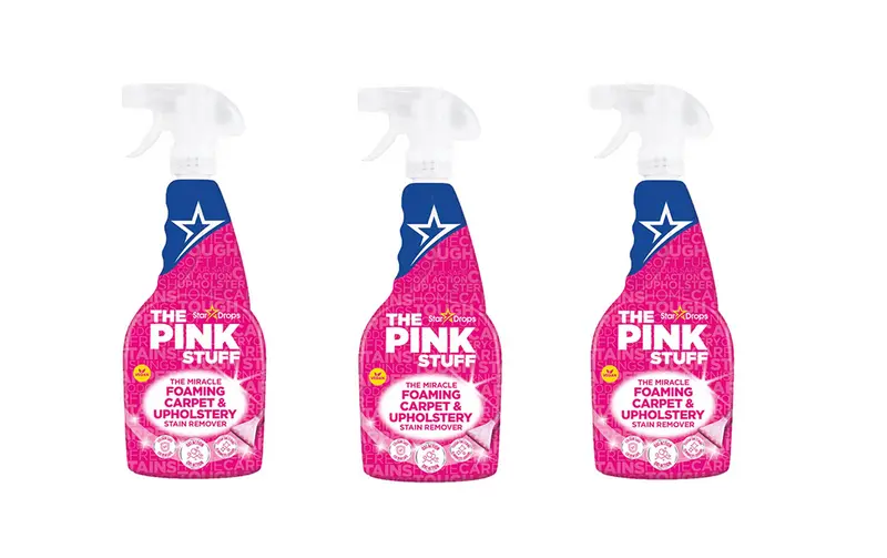 The Pink Stuff - Foaming Carpet & Upholstery Stain Remover 500 ml - 3 pack