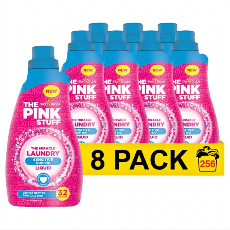 The Pink Stuff Vloeibaar Wasmiddel 960 ml - 8 pack