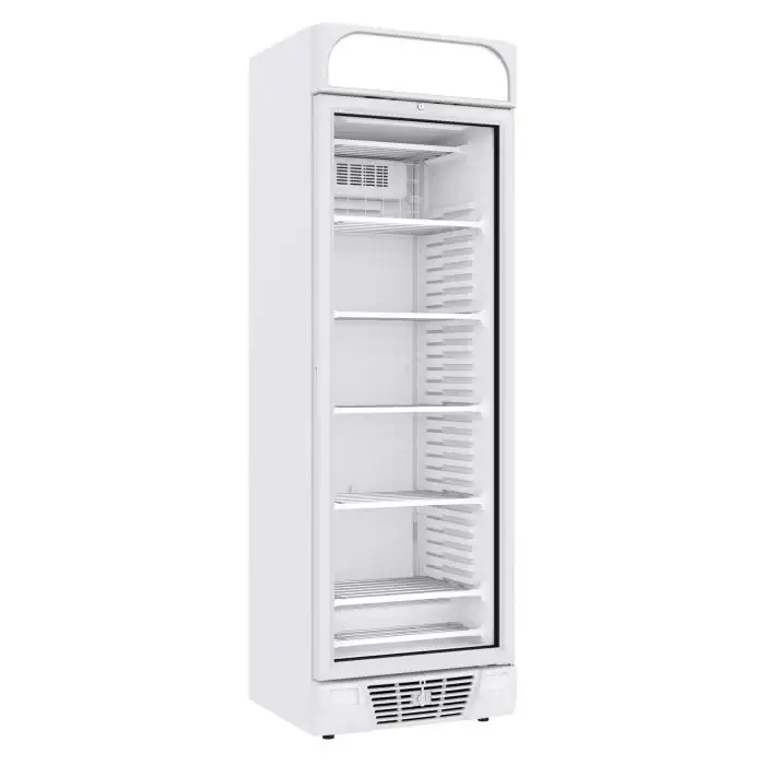 Tiefkühlschrank 1 Glastür - 382 Liter - 640x670x2056 mm
