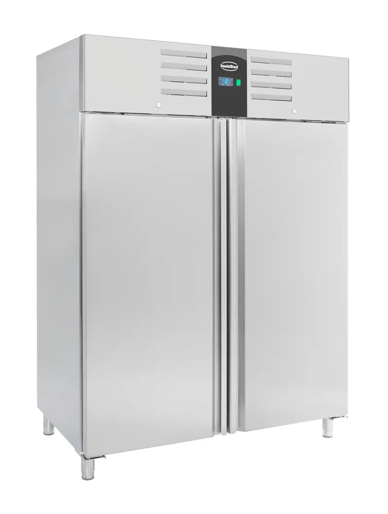 Tiefkühlschrank Edelstahl 2 Türen 1400L Energy Line - 1420x875x2100 mm - 0,6 kW