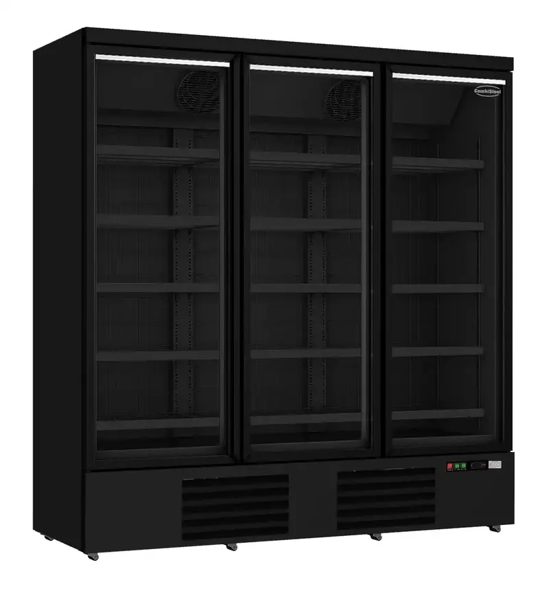 Tiefkühlschrank mit 3 Glastüren - 1450 Liter - 1880x710x2003 mm