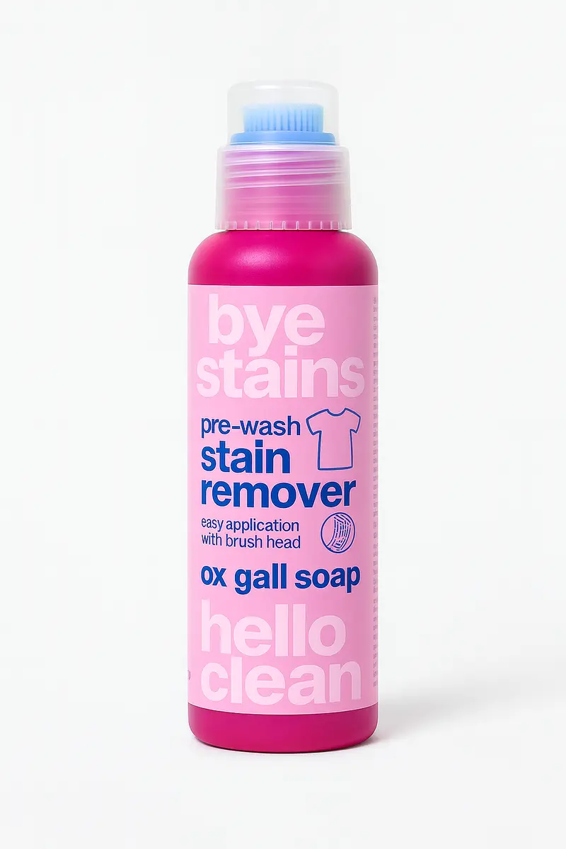 TikTok Bye Stains Pre-Wash Stain Remover – Ox Gall Soap (met borstelkop)