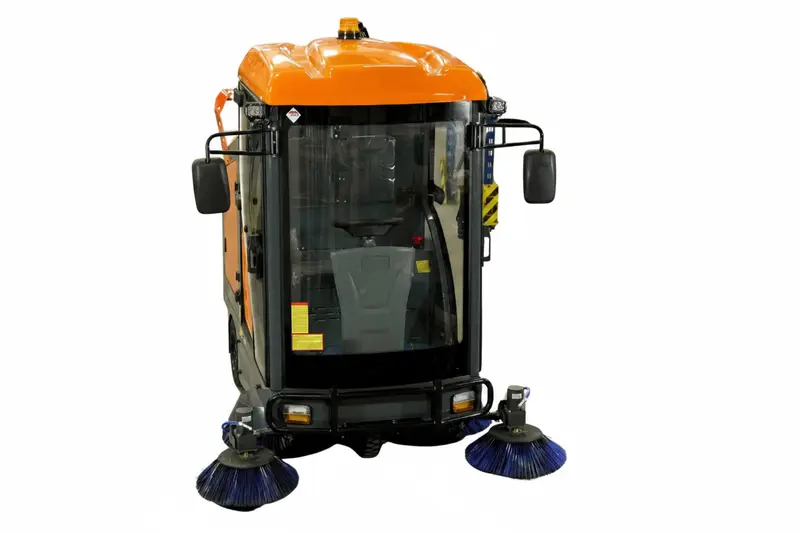Tobasa KM180-PRO bis zu 15.000 m²/h Kehrmaschine mit Kabine