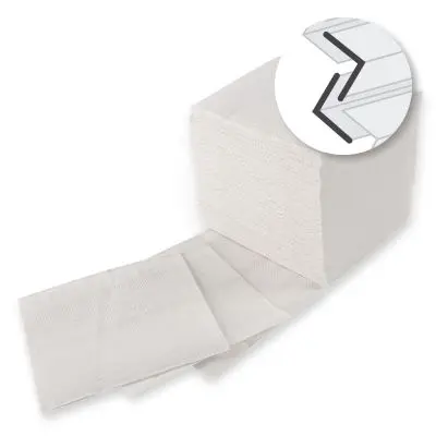 Toilettenpapier, Einzelblatt, 2-lagig aus Zellulose, FSC®-Mix - Karton mit 9000 Stück (20x450 Stück)