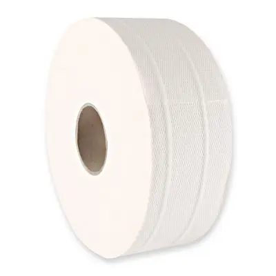 Toilettenpapier Jumbo aus 2-lagiger Zellulose - Karton mit 6 Rollen
