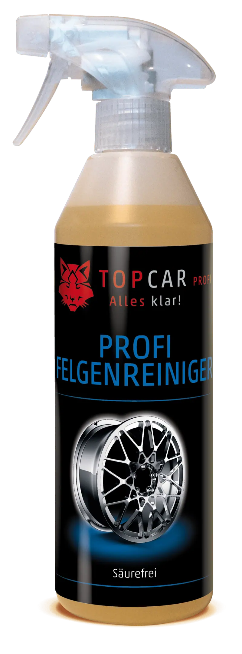 TOP CAR PROFI Felgenreiniger säurefrei 500ml Sprühflasche -01004