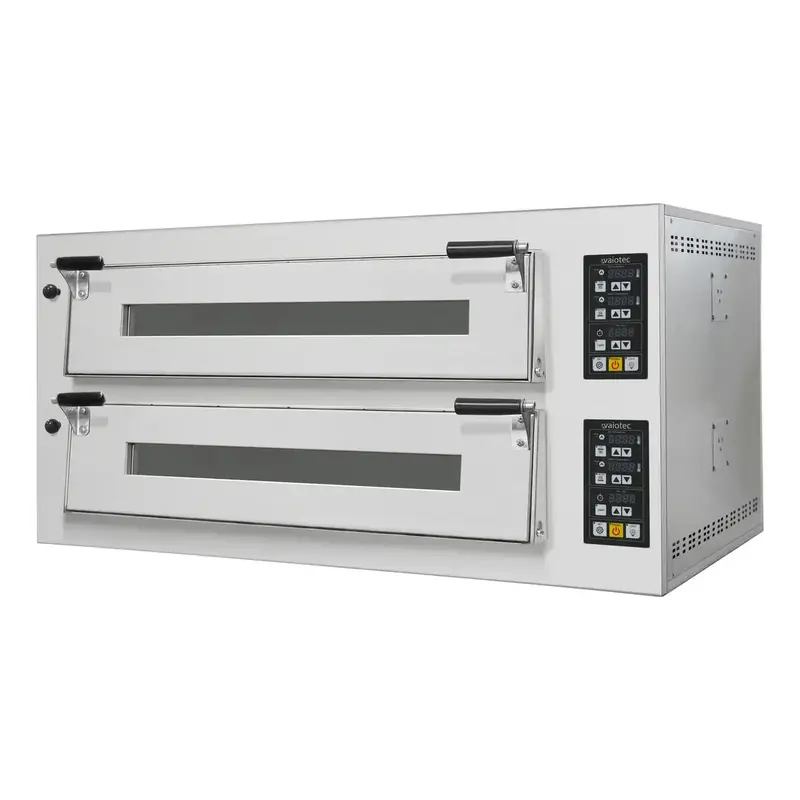TOPLINE Elektro Pizzaofen 9+9 x 34 cm, digitales Thermostat, 1450 x 1185 mm