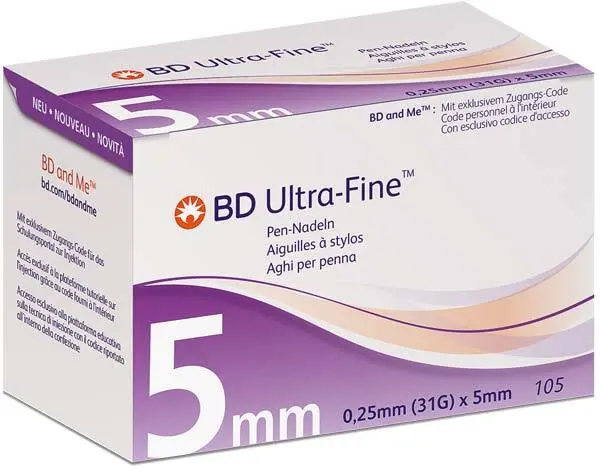 Ultra -Fine - Pen-Nadeln 5 mm, 105 Stück
