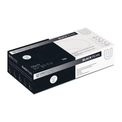 Unigloves BLACK PEARL Einmal-Untersuchungshandschuhe aus Nitril