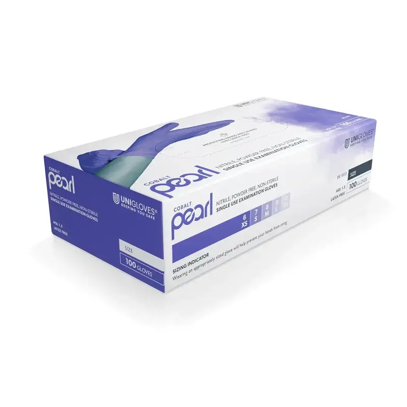 Unigloves COBALT PEARL® cobalt Nitrilhandschuhe