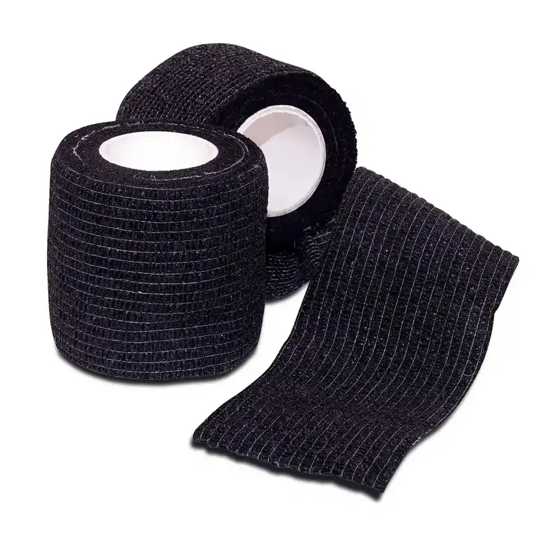 UNIGLOVES Griff Bandagen schwarz | 4,5m x 5cm | Baumwolle | 24 Rollen