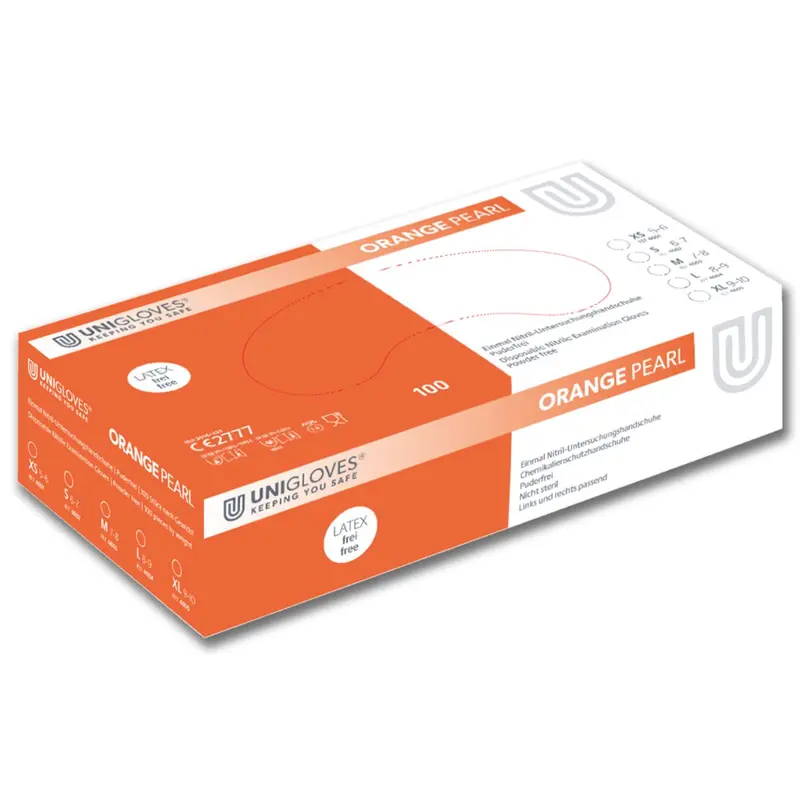 Unigloves Orange Pearl 10x100 Stk.