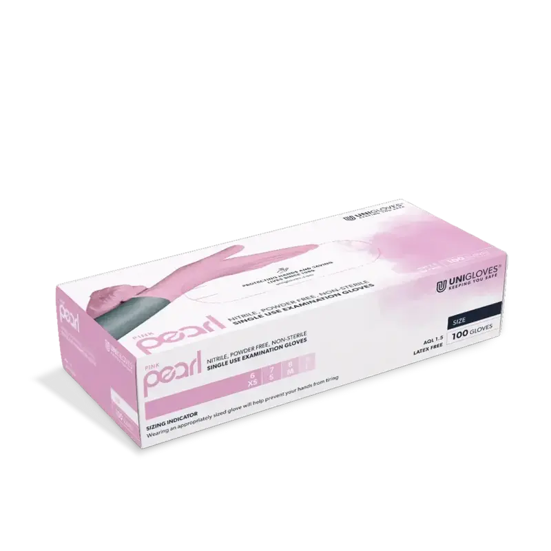 Unigloves PINK PEARL® pinke Nitrilhandschuhe