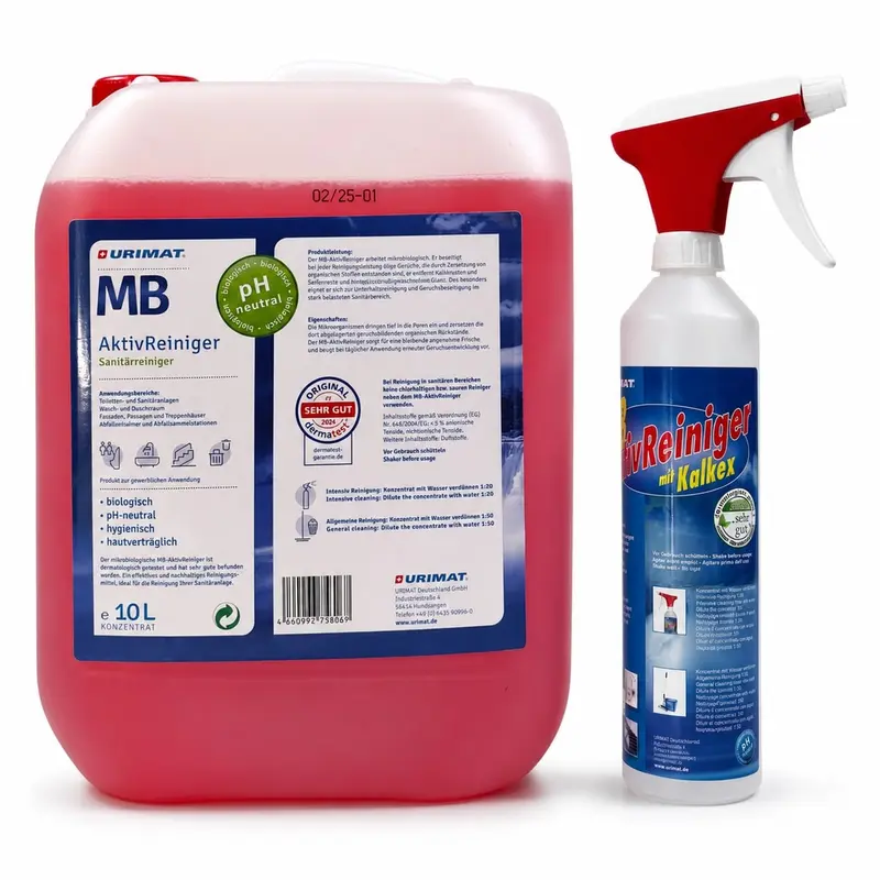 URIMAT MB-ActiveCleaner 10 L Konzentrat Set + Sprühflasche gratis