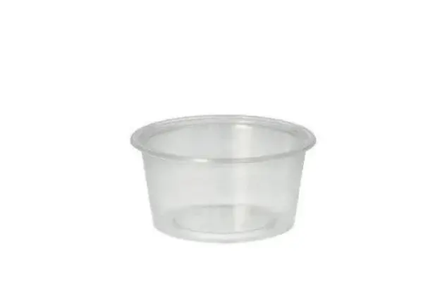 Verpackungsbecher 100 ml rund transparent PP, 1.000 Stk.