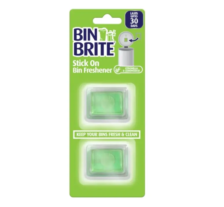 Vuilnisbakverfrisser – Citronella & Limoengras | Stick-On | Tot 30 Dagen Frisheid