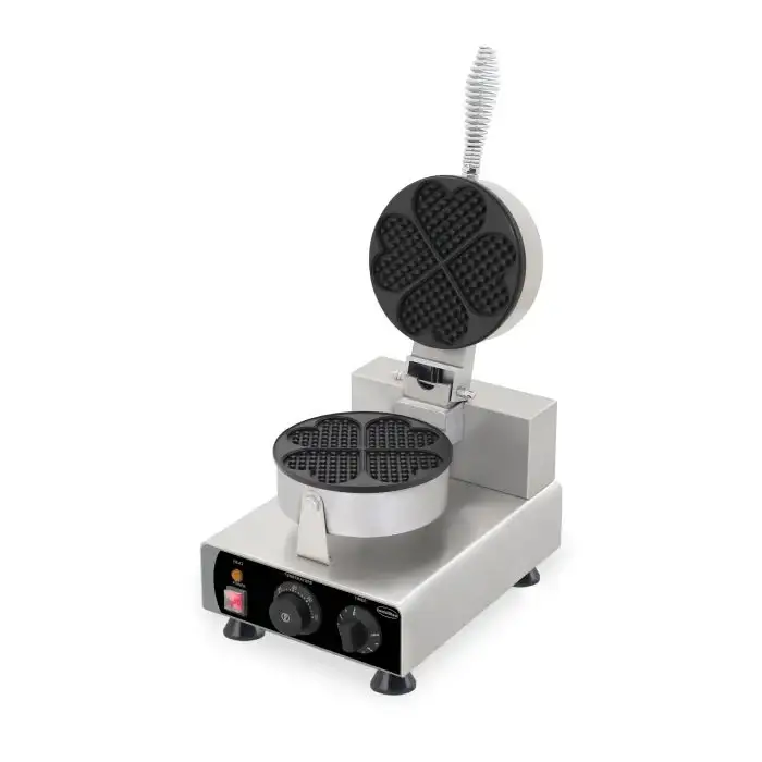 Waffeleisen - 4 Stück - Herzform - 1 kW - 450x250x270 mm