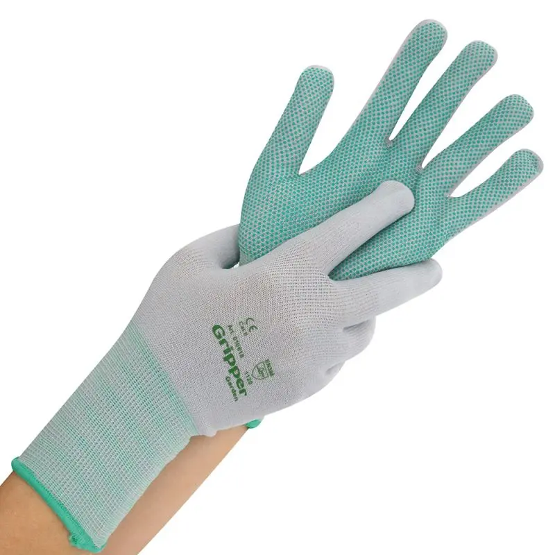 Walking Feinstrickhandschuhe Gripper | Nylon, Packung mit 12 Paar