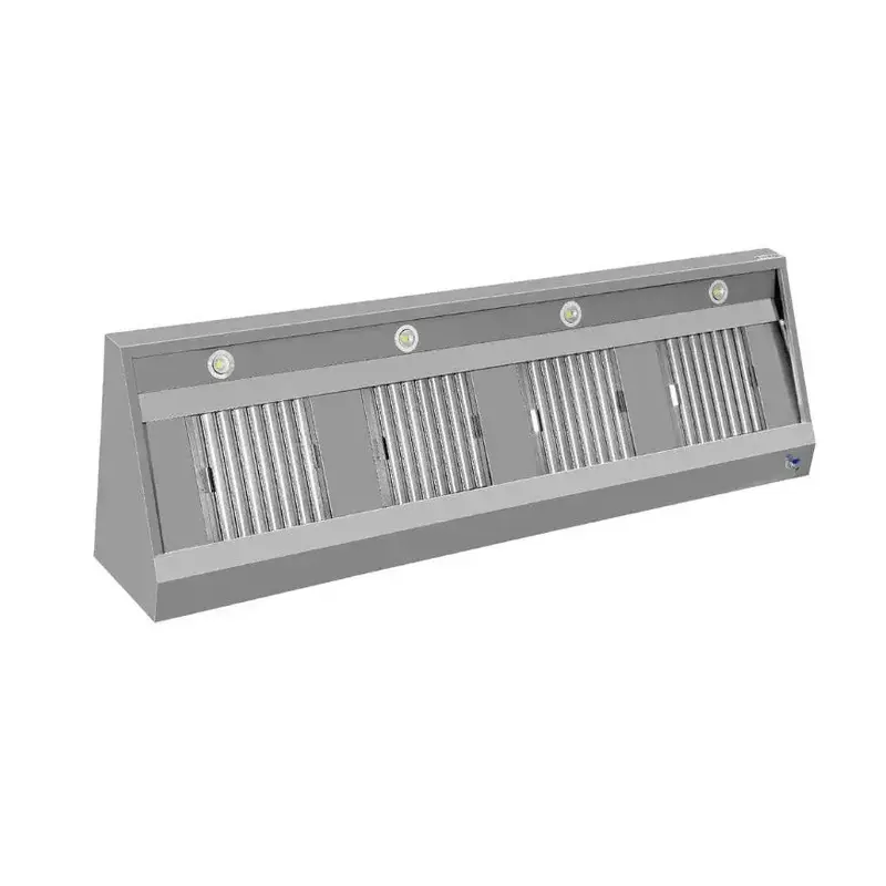 Wandhaube - 3500x700x400 mm - mit Filter und Lampe