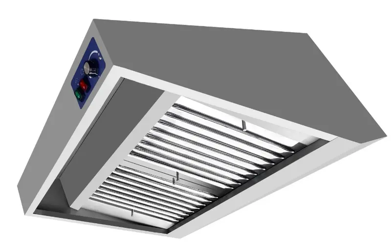 Wandhauben - 1200x900x450 mm - inkl. Motor, Regler, Filter und LED
