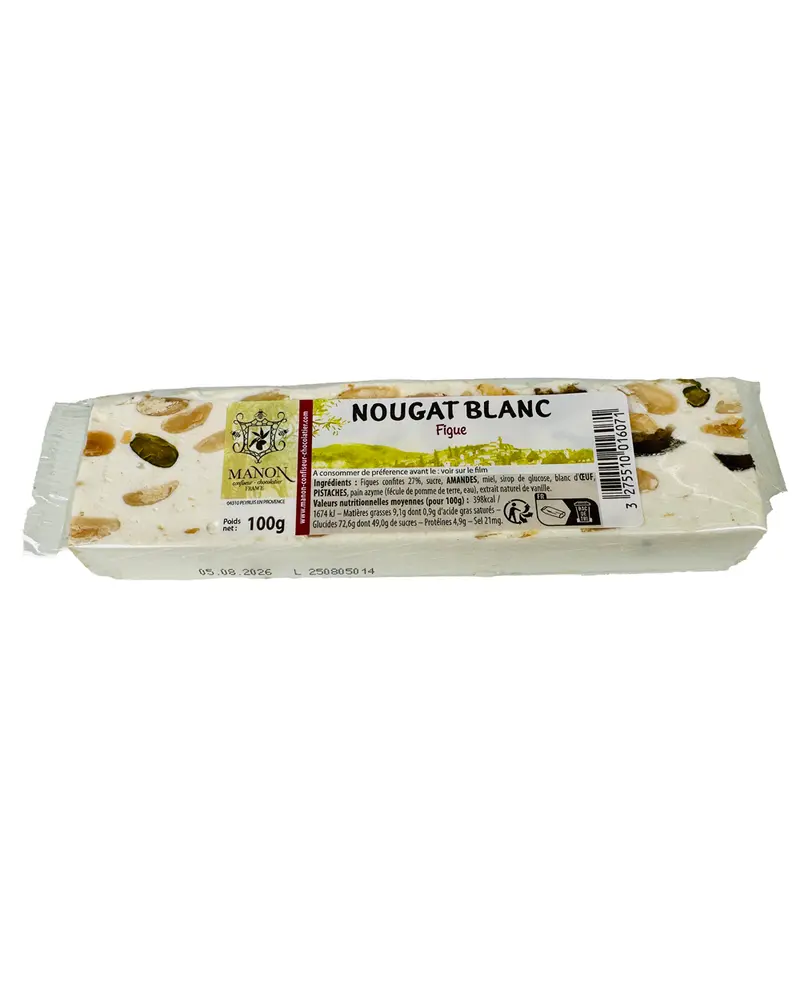Weisser Nougat Feige 100 g