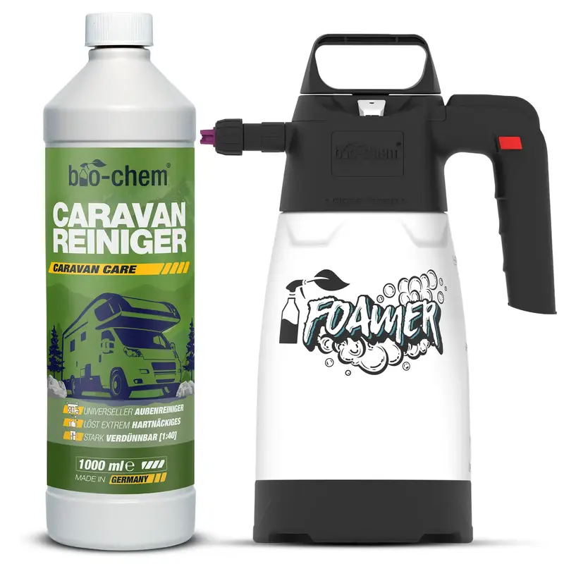 Wohnwagen Reiniger (1 L + Schaumsprüher)