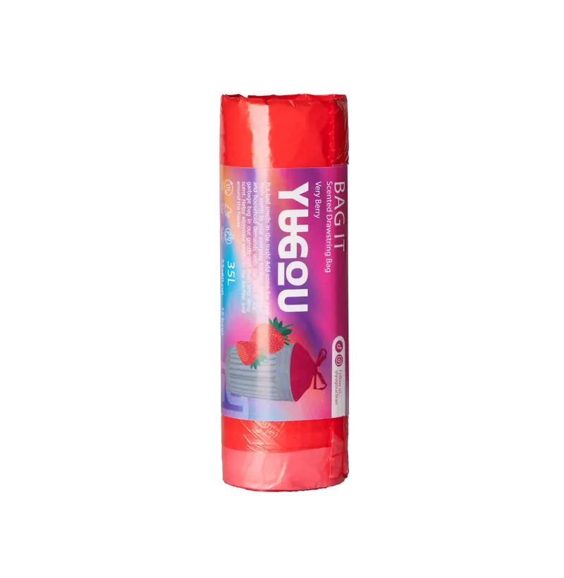 Yugou Vuilniszakken met Very Berry Geur uit Zweden - 35 liter - TikTok Viral