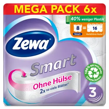 Zewa Smart Toilettenpapier Großpackung