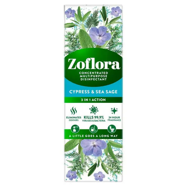 Zoflora allesreiniger concentraat - Cypress & Sea Sage (120 ml)
