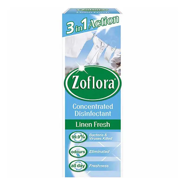 Zoflora Allesreiniger Concentraat – Linen Fresh (120 ml)
