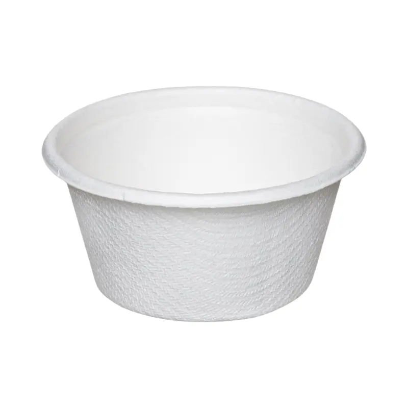 Zuckerrohr-Dressingbecher 60 ml. mit Deckel 100 Stk